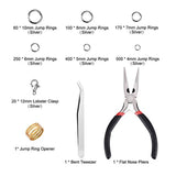 DIY Jewelry Tool Set for Making Single Ring/Lobster Clasp/Chain/Buckle