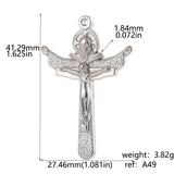 Christian Cross Charms 12PC for DIY Jewelry Making