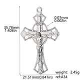 Christian Cross Charms 12PC for DIY Jewelry Making