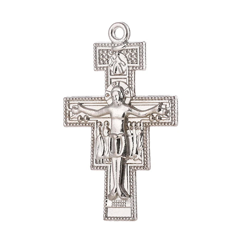 Christian Cross Charms 12PC for DIY Jewelry Making