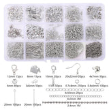 Jewelry Findings Kit Tools Lobster Clasp Open Jump Rings Earring Hook Set