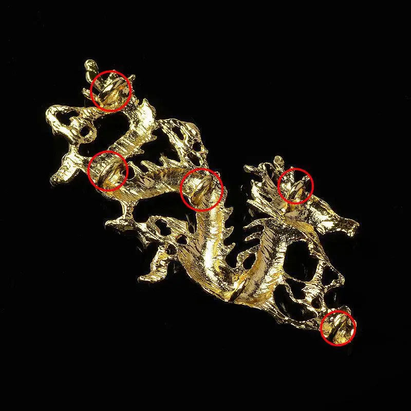 Dragon Charm for Jewelry Making Supplies Silver Alloy Findings