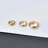 Minimalist Geometric Copper Plated Earrings