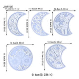 Moon-phase Wall Pendant Epoxy Mold DIY Ornaments Desktop Decor