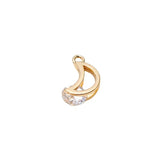 DIY Zircon Star Moon Pendant Earrings Necklace Material