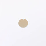 20pcs Personalized Stainless Steel Round 15mm Charms