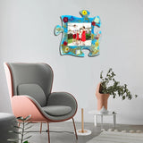 DIY Puzzle Photo Frame Crystal Drop Glue Mold Decorative Photo Frame Pendant