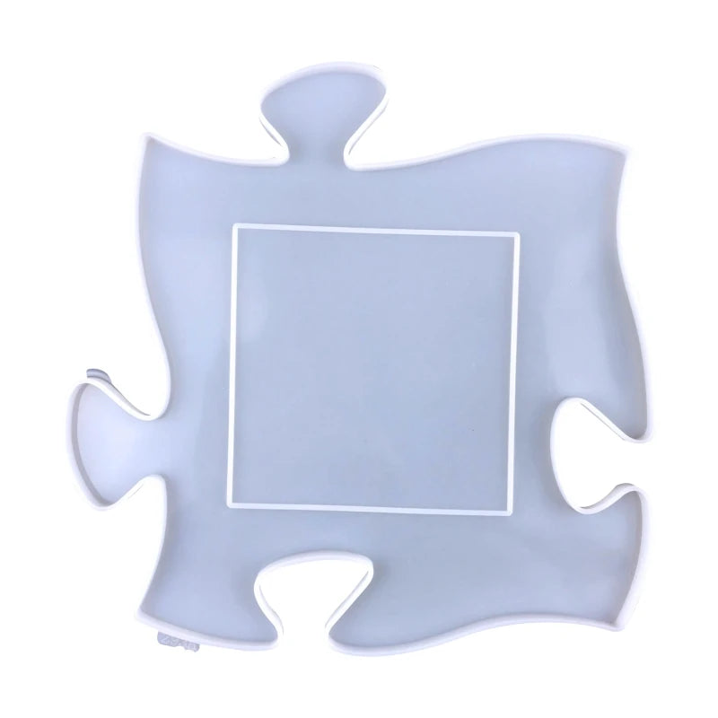 DIY Puzzle Photo Frame Crystal Drop Glue Mold Decorative Photo Frame Pendant