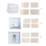 Rectangle Resin Mold Cube Silicone Molds Micro Landscape Flower Pot Mold