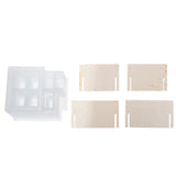 Rectangle Resin Mold Cube Silicone Molds Micro Landscape Flower Pot Mold