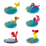 Round Phone Bracket Silicone Mold DIY Puppy Deer Mobile Holder