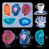 Round Coaster Base Silicone Mold Resin Epoxy UV Gift Craft Tools