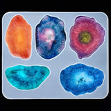 Round Coaster Base Silicone Mold Resin Epoxy UV Gift Craft Tools