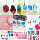 DIY Silicone Mold Alphanumeric Crystal Epoxy Set Pendant Mirror Mold