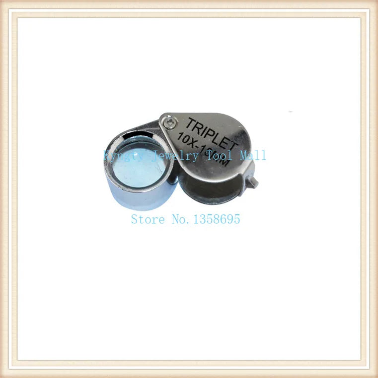 10x Triplet Lens Loupe Magnifier Jewelry Engraving Tool