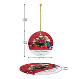 Ceramic Christmas Balls Craft Decoration Hanging Ornaments