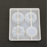 DIY Crystal Epoxy Mold Flower Donut Cake Mirror Plaster Jewelry Accessories