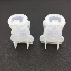 3D Rabbit Mold for DIY Crystal Epoxy Aromatherapy Plaster