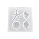 Crystal Drop Gel Shell Starfish Mold - DIY Pendant Silicone Mold Set
