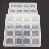 Crystal Epoxy TV Mold Mirror Resin Mold Pendant Jewelry Accessories