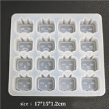 Crystal Epoxy TV Mold Mirror Resin Mold Pendant Jewelry Accessories