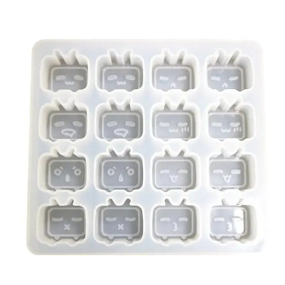 Crystal Epoxy TV Mold Mirror Resin Mold Pendant Jewelry Accessories