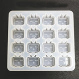 Crystal Epoxy TV Mold Mirror Resin Mold Pendant Jewelry Accessories