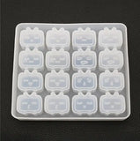 Crystal Epoxy TV Mold Mirror Resin Mold Pendant Jewelry Accessories