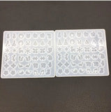DIY Crystal Epoxy Earrings Mold for Hand Mirror Pendant Jewelry