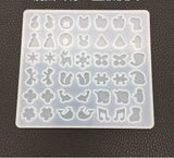 DIY Crystal Epoxy Earrings Mold for Hand Mirror Pendant Jewelry