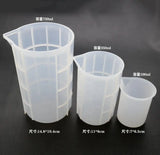 750ml Scale Disposable Cup Epoxy Gel Silicone Mold DIY Crystal