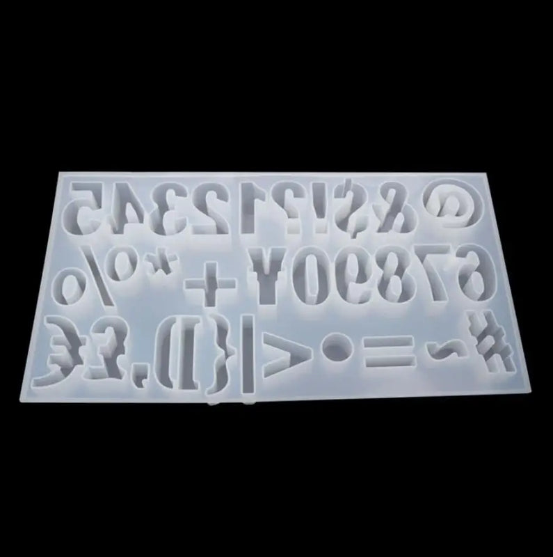 DIY Crystal Glue Strip Symbol Silicone Mold