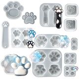Mini Cat Paw Pendant Silicone Mold for DIY Dripping Mold Mirror Accessories