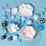 Mini Cat Paw Pendant Silicone Mold for DIY Dripping Mold Mirror Accessories