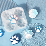 Mini Cat Paw Pendant Silicone Mold for DIY Dripping Mold Mirror Accessories