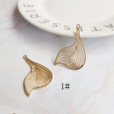 Ginkgo Biloba Leaf Earrings Alloy Pendant