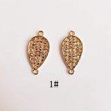 Copper Alloy Mesh Double Hanging Geometric Earrings