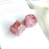 6pcs PURPLEGRAPE Acrylic Earrings Beads Pendant DIY Jewelry Japan Korea Foil