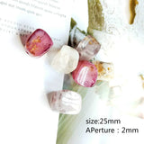 6pcs PURPLEGRAPE Acrylic Earrings Beads Pendant DIY Jewelry Japan Korea Foil