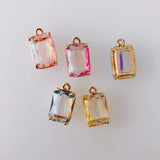 Glass Mixed Pendant Earrings Jewelry Accessories