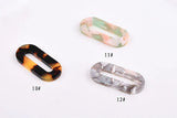 Harajuku Acetic Acid Oval Earrings, DIY Ear Accessories