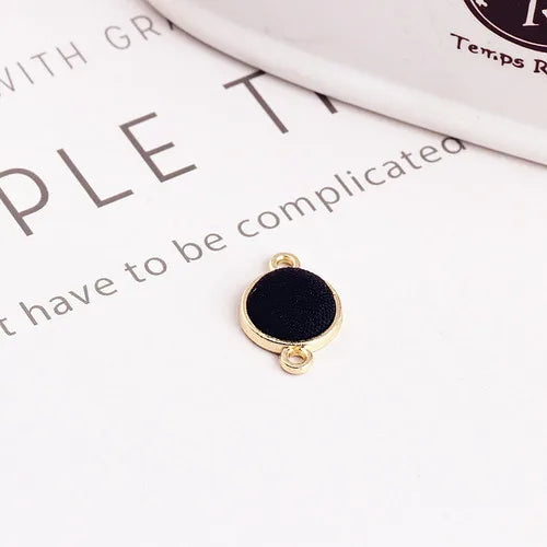 Alloy Double Hanging Round Earrings Solid Thousand Bird Eardrop Pendant