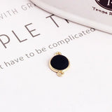 Alloy Double Hanging Round Earrings Solid Thousand Bird Eardrop Pendant