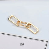 Geometric Cactus Chain Earrings Color-Preserving Alloy Material