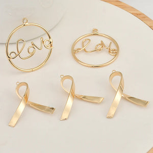 20pcs Copper Alloy Round Shape Charms Earring/Bracelet/Necklace Pendants