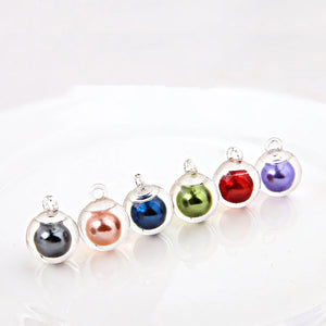 50pcs/lot Round Resin Earrings/Bracelet/Necklace Pendants