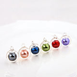 50pcs/lot Round Resin Earrings/Bracelet/Necklace Pendants