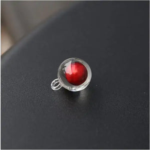 50pcs/lot Round Resin Earrings/Bracelet/Necklace Pendants