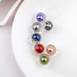 50pcs/lot Round Resin Earrings/Bracelet/Necklace Pendants