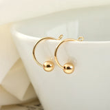 Copper C Shape Charms for DIY Jewelry Earrings 18*11mm